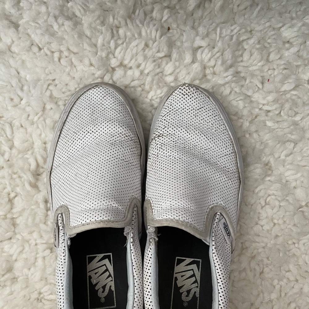 Vans: White Leather